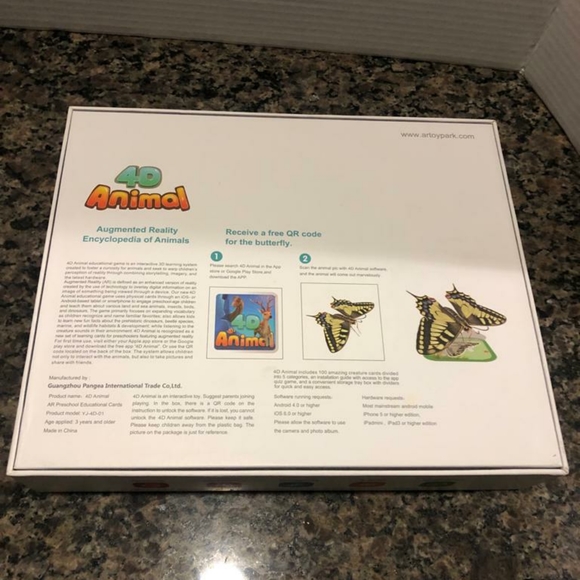 4D Animal Augmented Reality Encyclopedia Of Animals Cards. - Picture 2 of 12